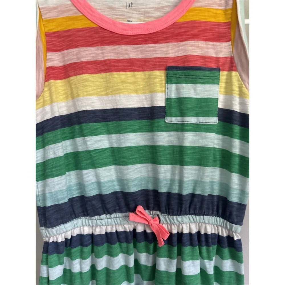 Gap Mix N Match Girl striped Dress SZ L